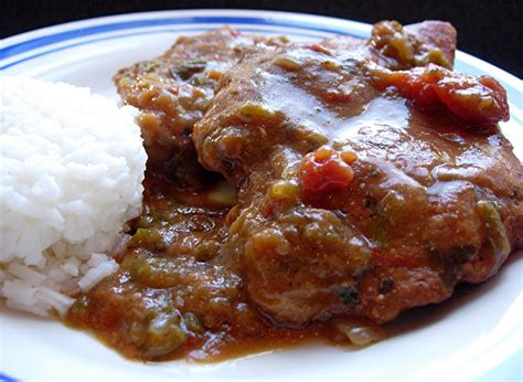 Creole Pork Chop Piquante ~ Drick's Rambling Cafe