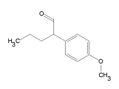 2-(4-methoxyphenyl)pentanal - C12H16O2, density, melting point, boiling point, structural ...