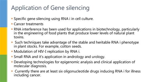 Gene silencing