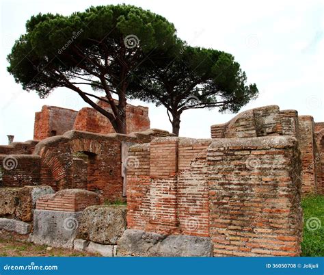 Ostia Antica ruins stock photo. Image of ostia, outdoor - 36050708