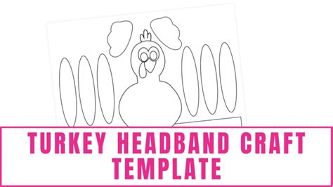 Turkey Headband Craft Template