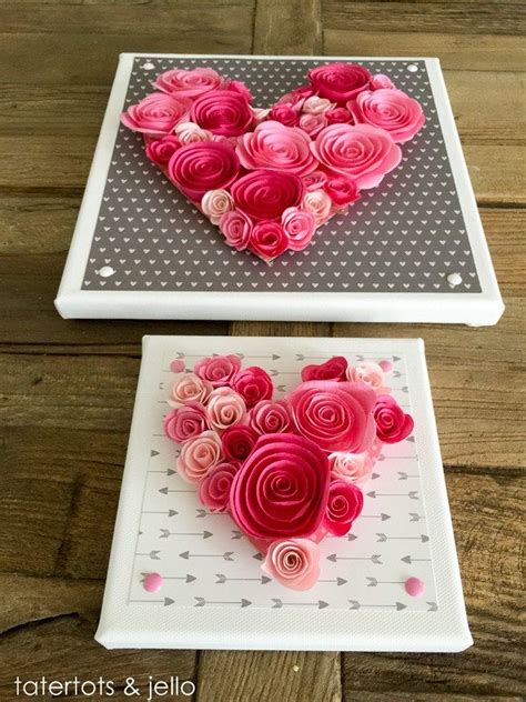 Easy 10-Minute Valentine’s Day Wall Art [and free templates!] | Diy valentines crafts, Valentine ...