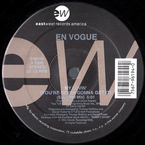 En Vogue - My Lovin' (You're Never Gonna Get It) (1992, Vinyl) | Discogs