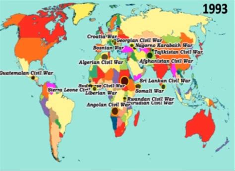 Map: Every War Since 1900 - The Sounding Line