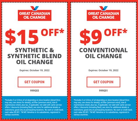 Cheap oil change coupons in Canada | Cansumer