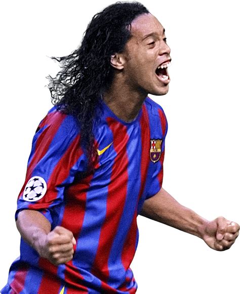 Ronaldinho Barcelona football render - FootyRenders