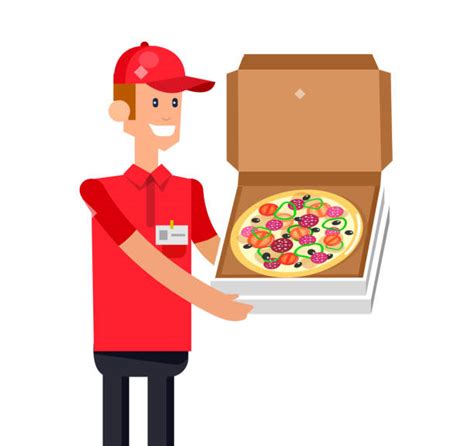 Royalty Free Pizza Delivery Clip Art, Vector Images & Illustrations - iStock