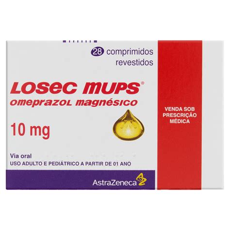 Losec Mups 10mg Astrazeneca 28 Comprimidos