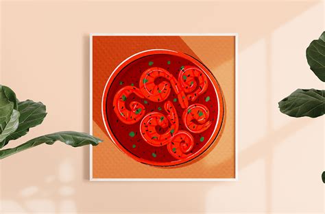 Spanish Food Illustration Series on Behance