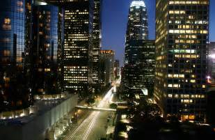 Los Angeles, Night, Light trails, Cityscape, Skyscraper HD Wallpapers / Desktop and Mobile ...