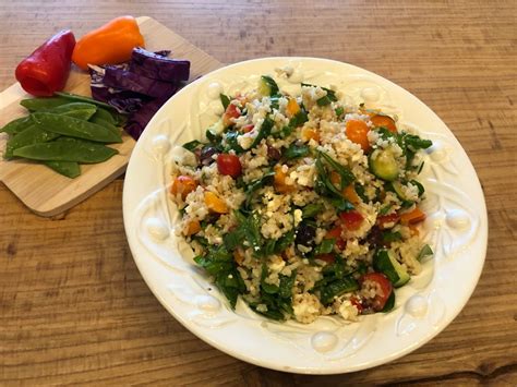 Brown Rice Salad with Spinach and Feta – Dr. Rania Dempsey