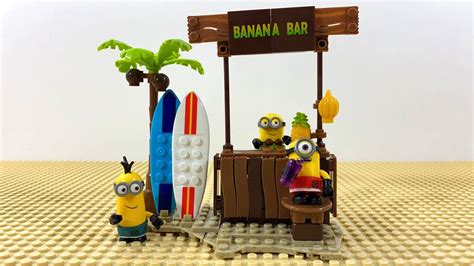 Satisfying Stopmotion Mega Bloks Despicable Me Minions Banana Bar | Lego Empire Build & Play ...