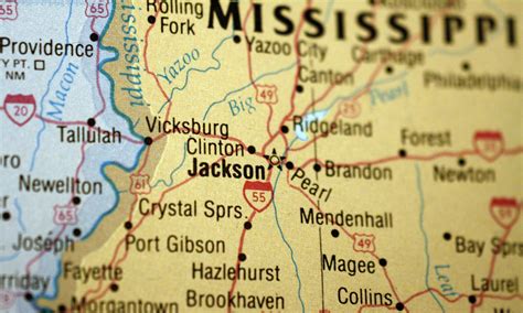 Map of Jackson, Mississippi | 6-12