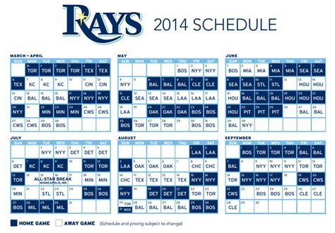 Tampa Bay Rays 2024 Printable Schedule Printable - josey marris