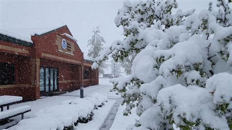 Late-Season Snow Falls in Flagstaff, Arizona | The Weather Channel