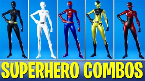 *NEW* SUPERHERO SKIN COMBOS in Fortnite - BOUNDLESS SET COMBOS - YouTube