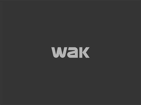 WAK- clothing brand logo by TANZIM on Dribbble