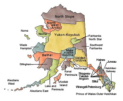 Alaska College Yearbooks by County (Boroughs and Census Areas)