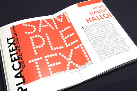 Magazine Layout (Mock up) on Behance