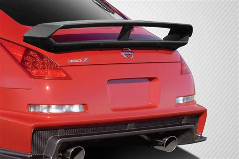 Carbon Fiber Wing Spoiler Body Kit for 2007 Nissan 350Z 2DR - 2003-2008 ...