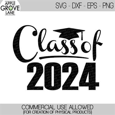 Graduation Cap 2024 Clipart - Kayle Melanie