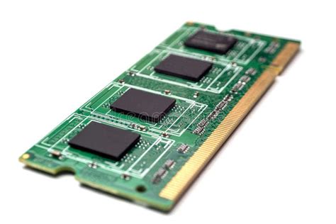 Laptop RAM Memory Chip stock photo. Image of isolated - 119365188