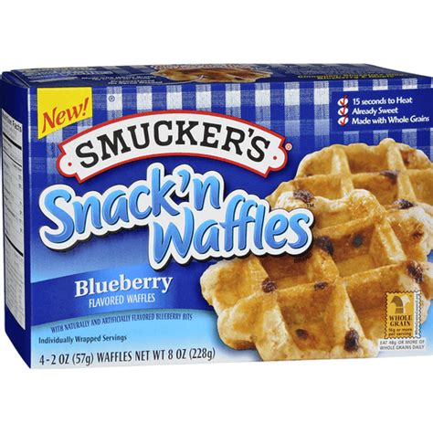 Smucker's Snack'n Waffles Blueberry Waffles | Frozen Foods | Market Basket