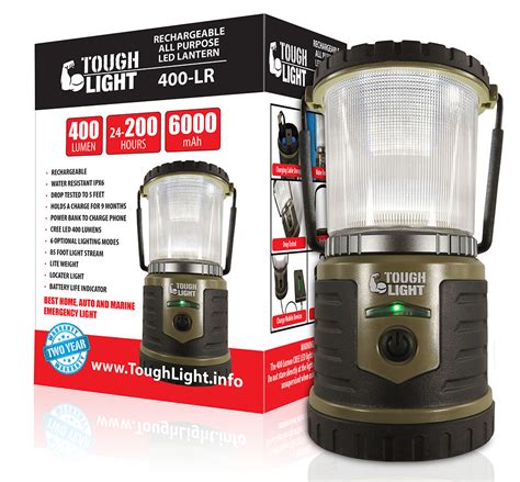 Tough Light 400-LR Rechargeable LED Lantern (Mud)