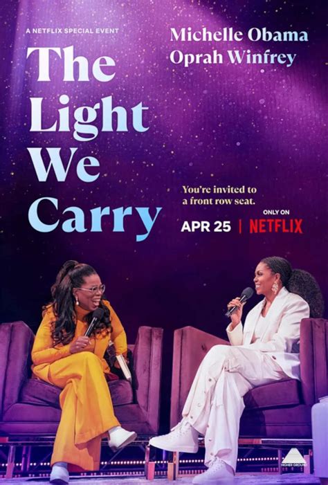 The Light We Carry: Michelle Obama and Oprah Winfrey (TV Special 2023) - IMDb