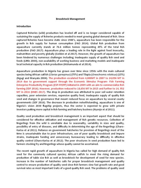 Broodstock Management | PDF | Selective Breeding | Aquaculture