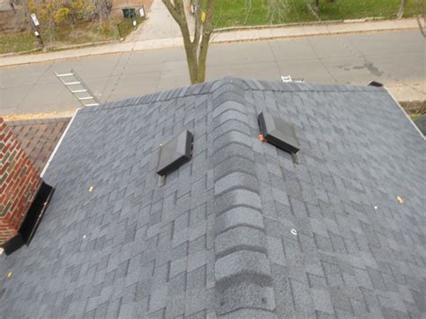 Asphalt Shingles Certainteed Landmark Moire Black Roof Installation ...