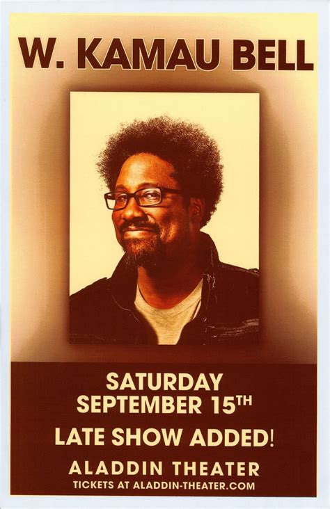 Bell W. KAMAU BELL 2018 POSTER Comedy Gig Portland Oregon