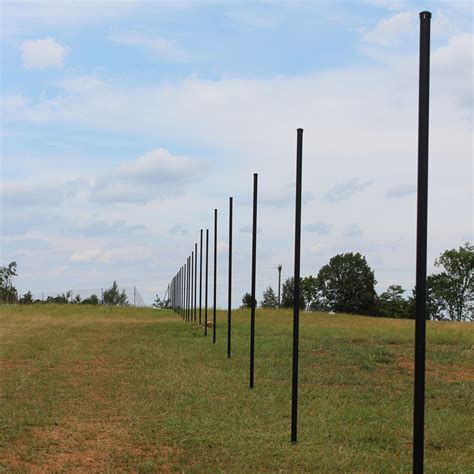 8' x 1 ⅝" Deer Fence Steel Post & Cap