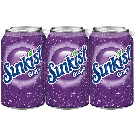 Sunkist Grape Soda, 12 Fl Oz Cans, 6 Pack | Shop | Martins - Emerald