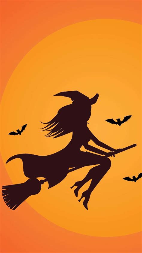 Download Get in the spirit of Halloween with this spooky witch aesthetic Wallpaper | Wallpapers.com