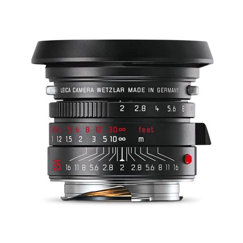 The Leica Summilux-M 50mm f/1.4 ASPH black chrome finish lens now in ...