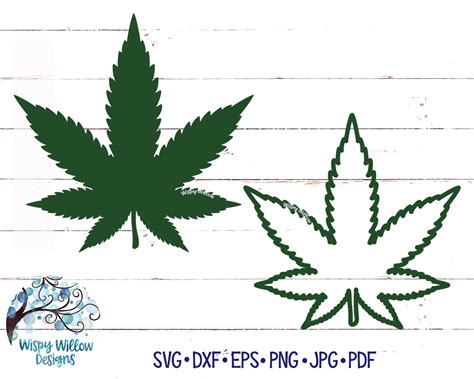 Drawing & Illustration Weed Leaf Svg Marijuana Svg for Cricut Files Cannabis Dxf Pdf Png Instant ...