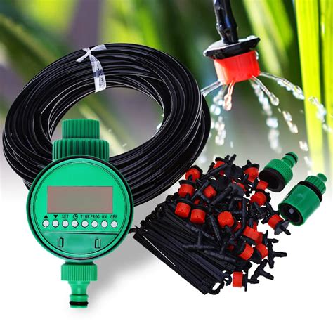 25m DIY Micro Drip Irrigation System Plant Self Automatic Watering ...