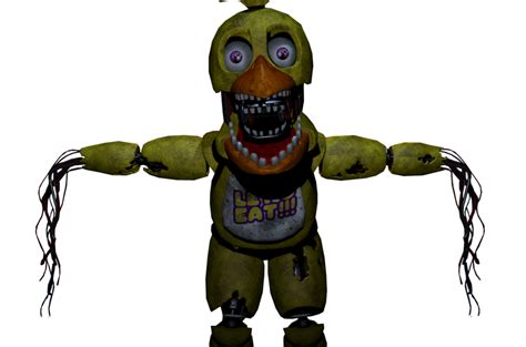 FnaF 2 | Withered Chica | (Withered) Spring Chica (1983) Minecraft Skin