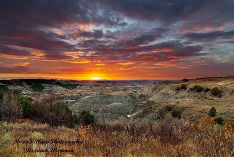 North Dakota Landscape Photography Print Sunset in the Park - Etsy