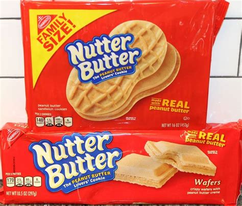 Nabisco Nutter Butter Peanut Butter Cookies & Wafers Review | Peanut butter cookies, Butter ...