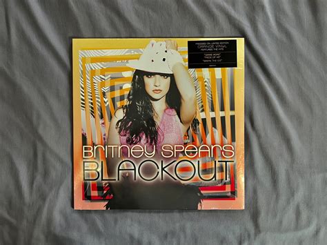 Blackout by Britney Spears (Orange Vinyl) on Carousell