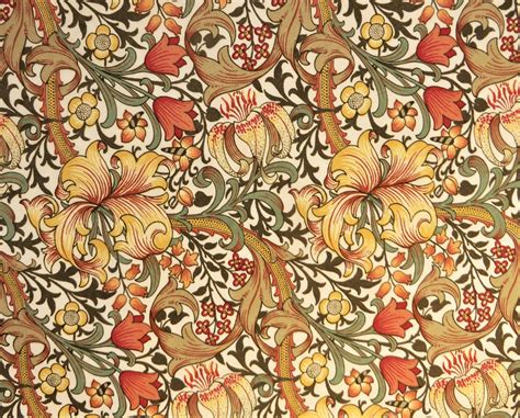 William Morris Golden Lily Minor cotton piece by Sanderson 58 x 96" (2) | William morris, Morris ...