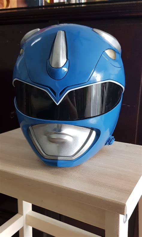 Blue ranger helmet life size scale power rangers, Hobbies & Toys, Toys ...