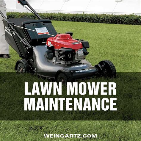 Mower Maintenance - Weingartz