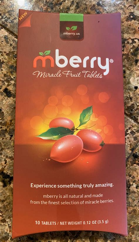 mberry Miracle Berry Tablets Review - Selective Elective