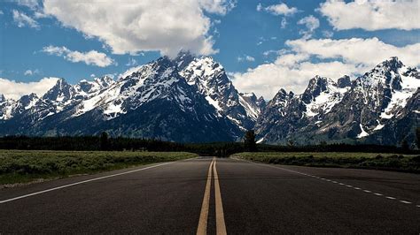 Mountain: Beautiful Road View Nature Mountain Side Roads Landscape HD ...