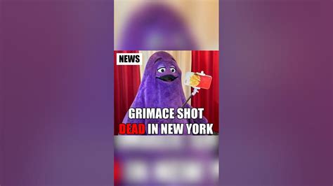 Grimace Found Dead In New York #shorts #mcdonalds #grimace #grimaceshake #tiktok #memes #funny # ...