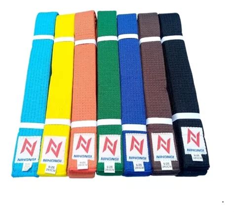 Cintas Cinturón De Grado Karate, Artes Marciales Nihongi | MercadoLibre