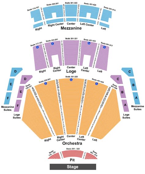 Peacock Theater - Los Angeles Seating Chart | Star Tickets